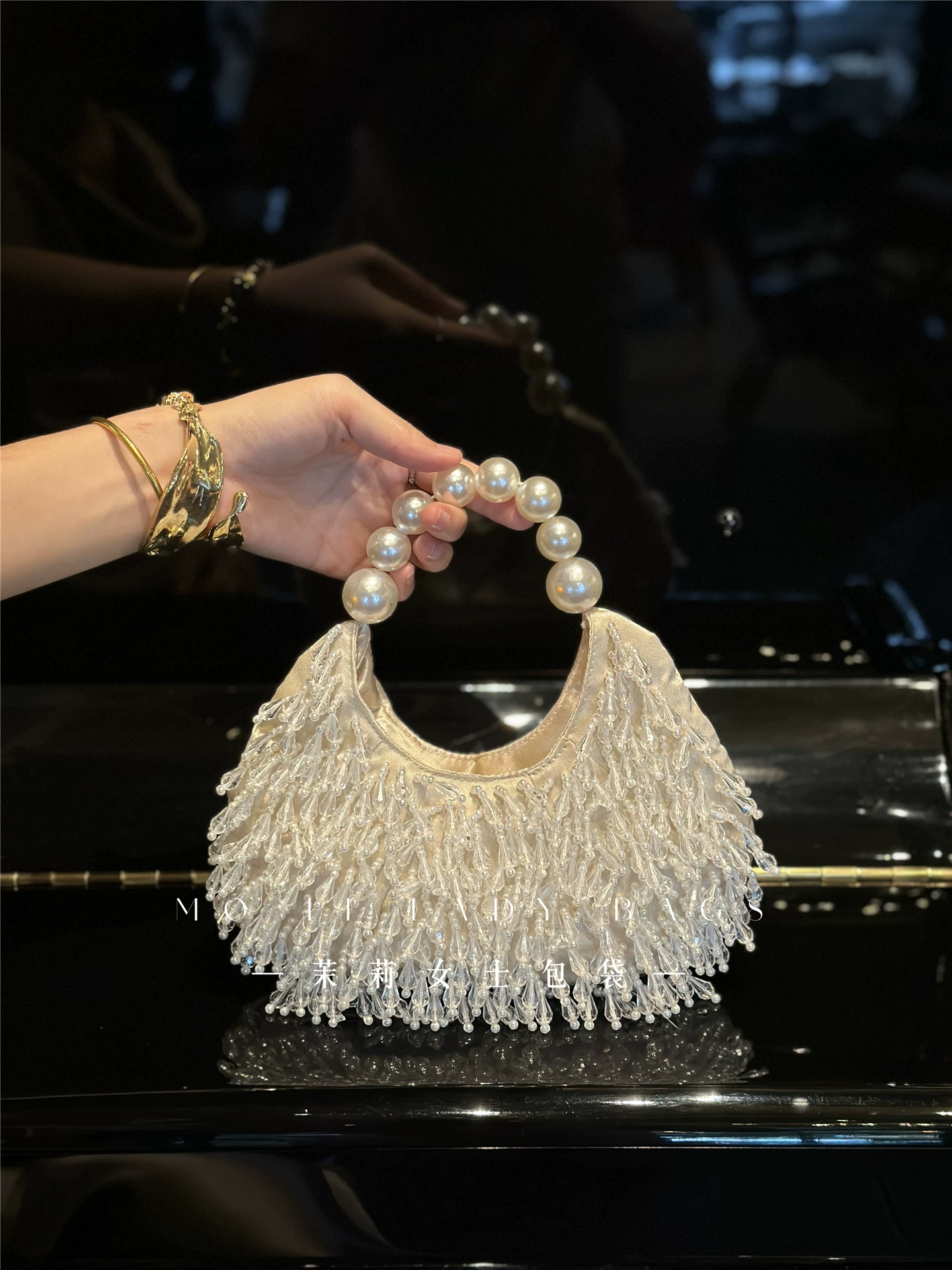 Evening Bag Beaded - Bolsa de Mão de Luxo em