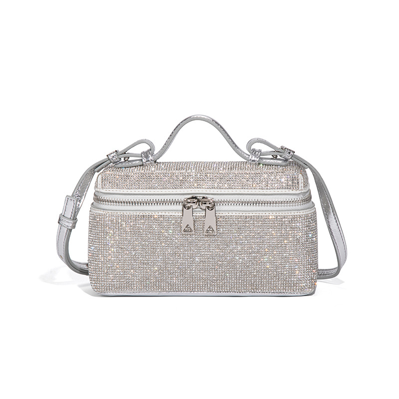 Women Vanity Bags - Bolsa Transversal de Strass 20cm Bolsa
