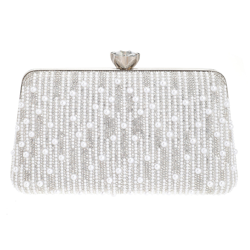 Evening Bag Beaded - Bolsas de Noite Formais em Prata
