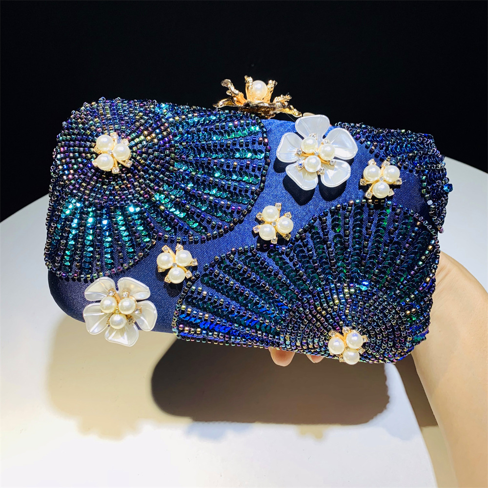 Evening Bag Beaded - Glitter lantejoulas requintado bolsa de embreagem