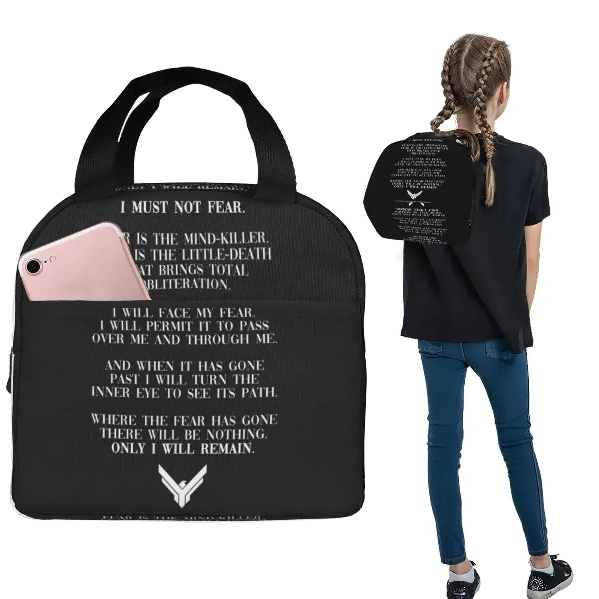 Women Bags Dune - Lancheira Térmica com Citação de 