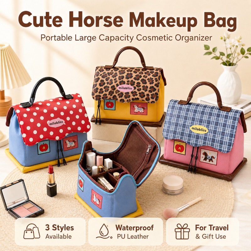 Women Vanity Bags - Bolsa de Maquiagem em Forma de