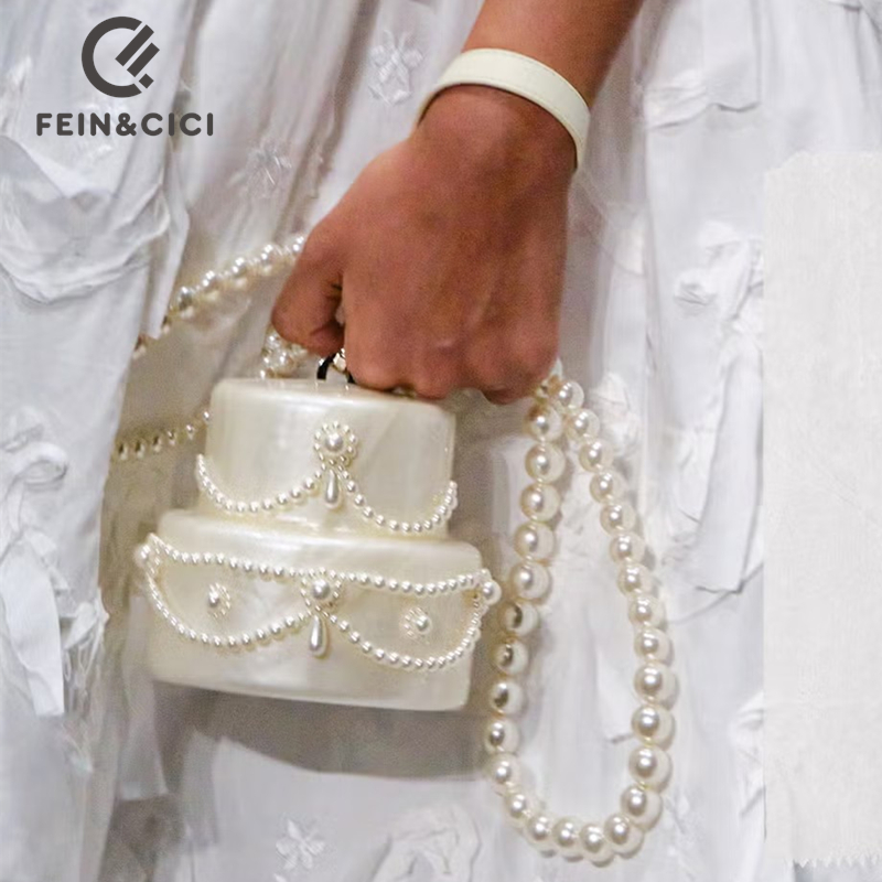 Evening Bag Beaded - Bolsa de mão em formato de