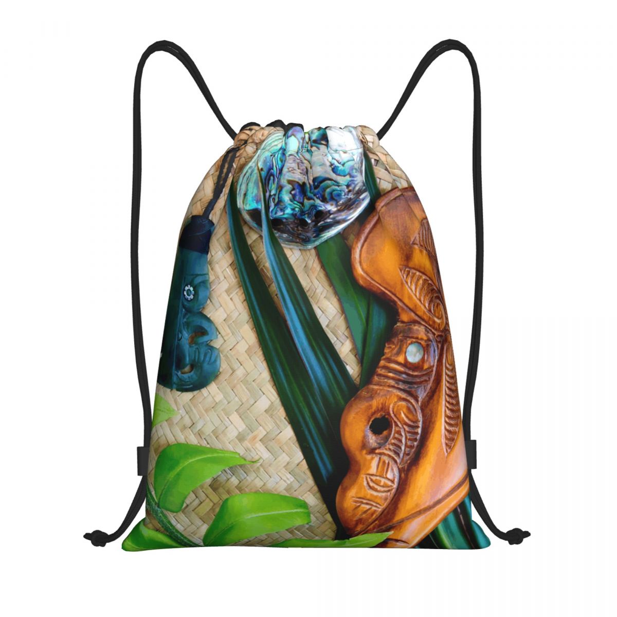 Women Bags Nz - NZ Maoris Tema Saco de Cordão