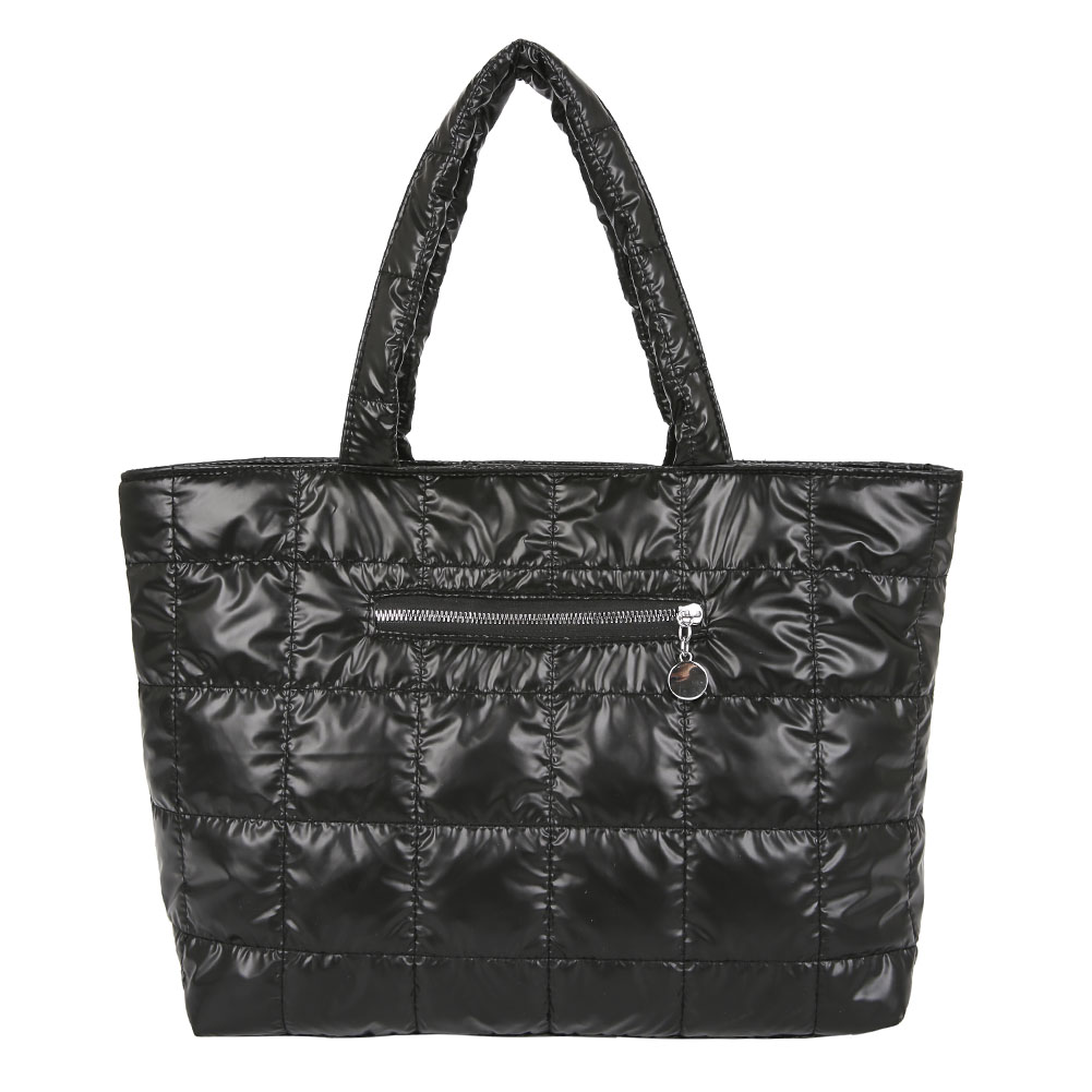 Women Bags For Office Use - Bolsa Tote Puffer com Zíper, Bolsa