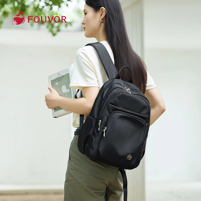 Women Bags With Laptop Compartment - Fouvor avião cabine mochila alças ajustáveis