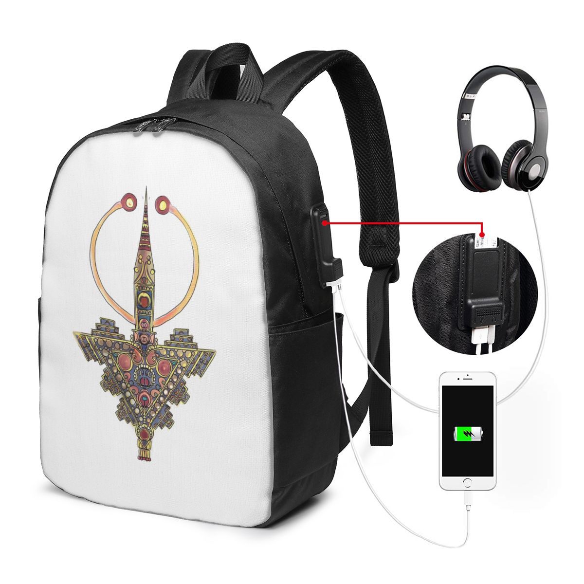 Women'S Bags Travel - Kabyle Jewelry Amazigh Morocco Mochila de