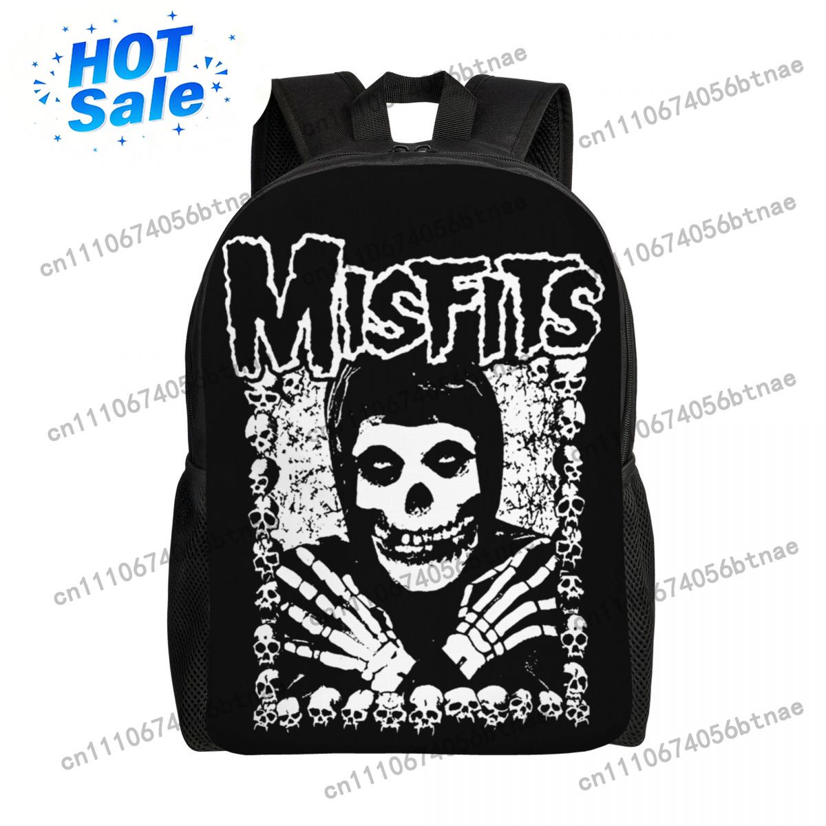 Women Bags With Laptop Compartment - Mochila personalizada Misfits Rock Punk Skull