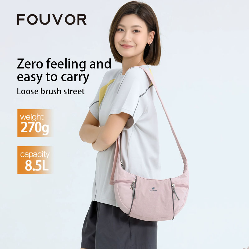 Women Bags With Laptop Compartment - Bolsa Transversal Impermeável de Nylon Fouvor,