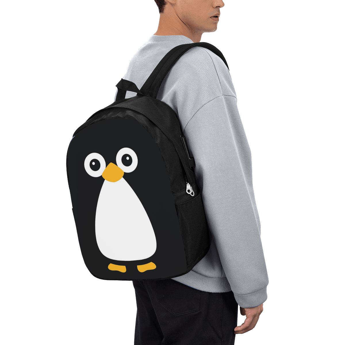 Women'S Bags Travel - Mochila fofa com estampa de pinguim,
