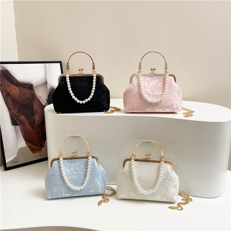 Vintage clássico saco de renda - Evening Bag Beaded avaliação e preço
