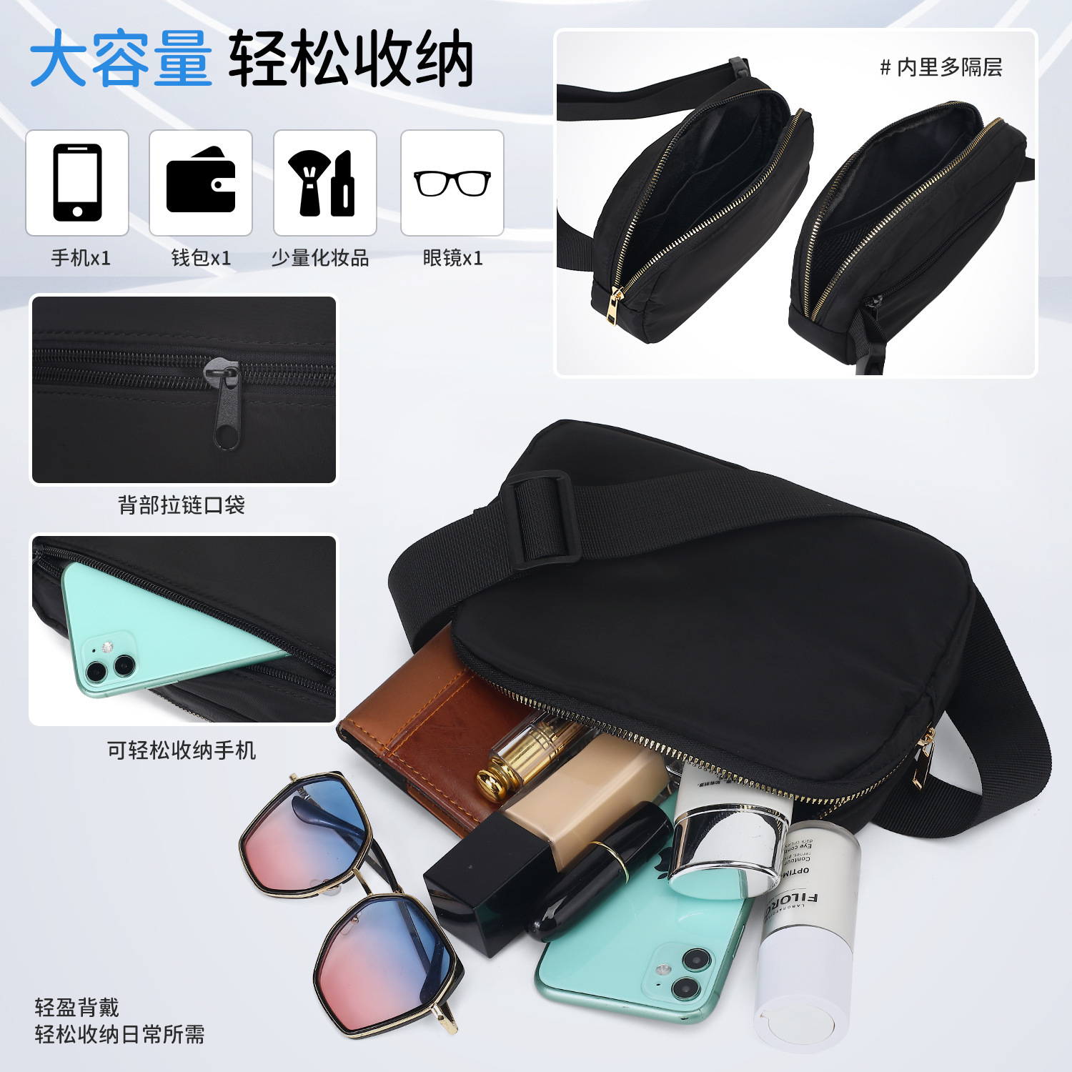 Bolsa de Cintura Esportiva com - Women Bags Vietnam avaliação e preço