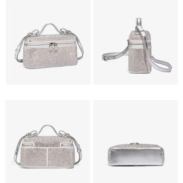 Bolsa Transversal de Strass 20 - Women Vanity Bags avaliação e preço