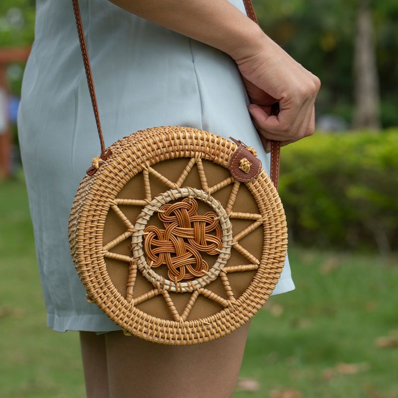 Vietnã artesanal rattan saco c - Women Bags Vietnam avaliação e preço