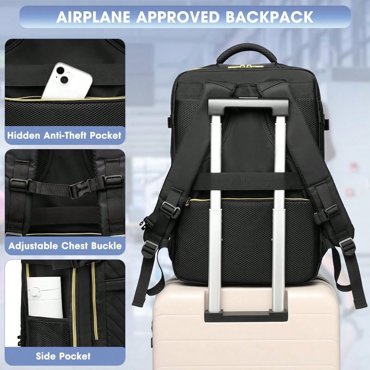 Mochila de viagem grande para  - Women'S Bags Travel avaliação e preço