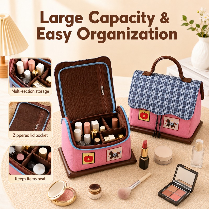 Bolsa de Maquiagem em Forma de - Women Vanity Bags avaliação e preço