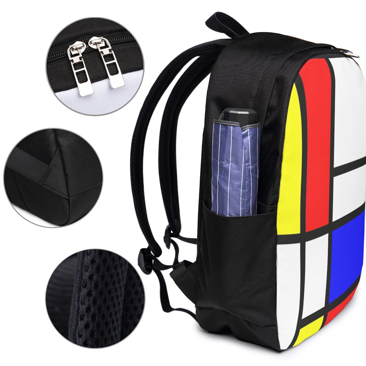Mochila Piet Mondrian Composit - Women'S Bags Travel avaliação e preço