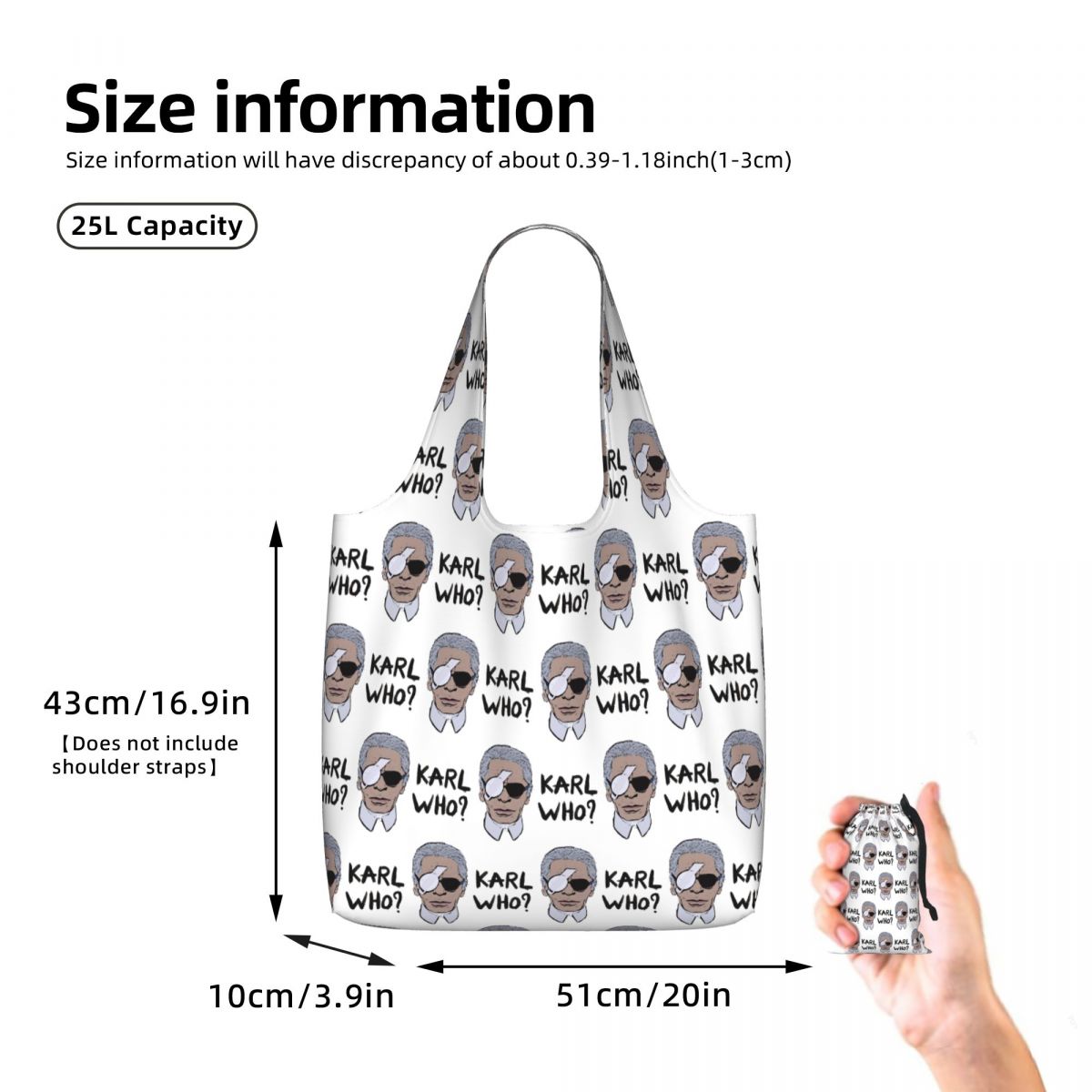 Bolsa de Compras Karl Who em L - Women'S Karl Bags avaliação e preço