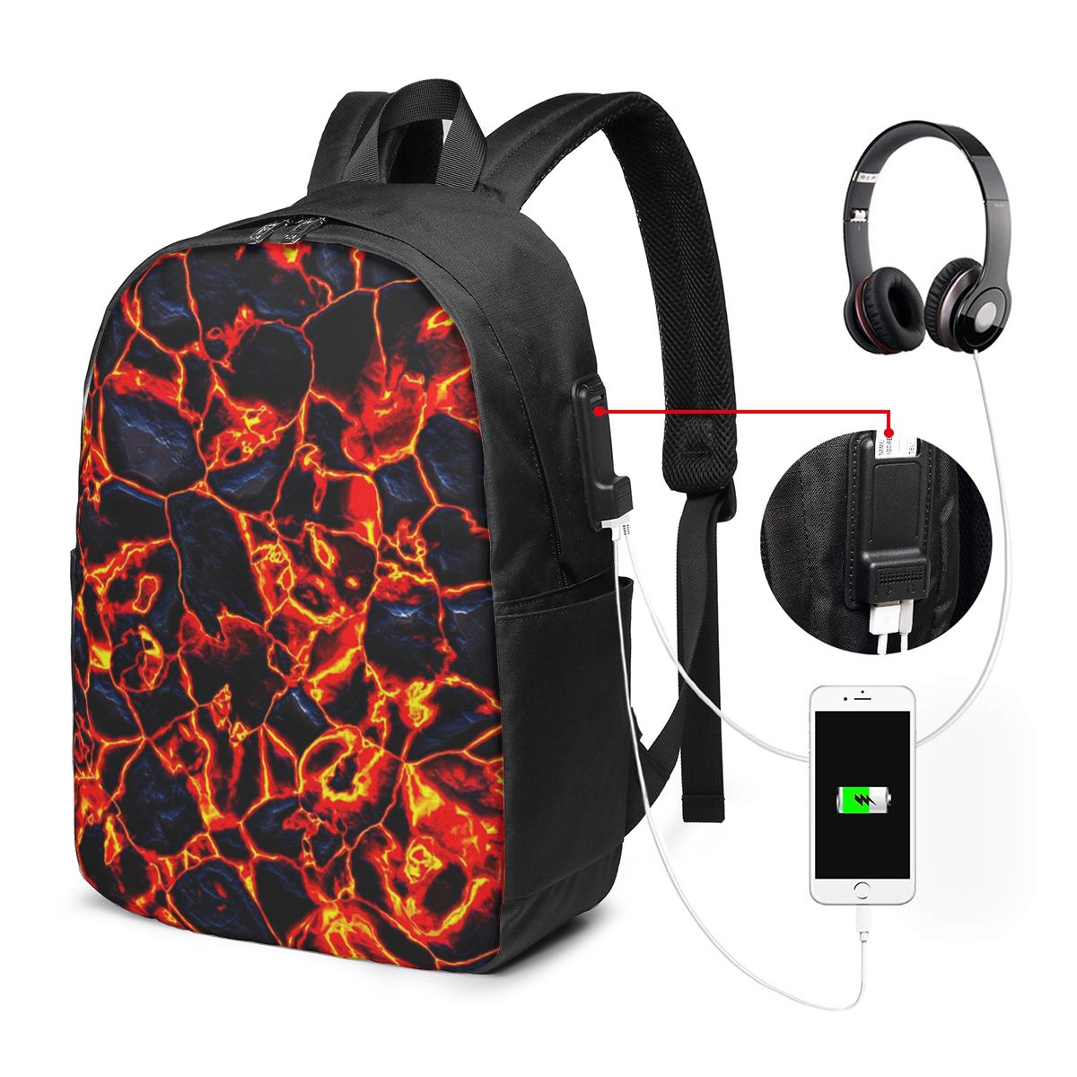 Mochila de Viagem com Estampa  - Women'S Bags Travel avaliação e preço
