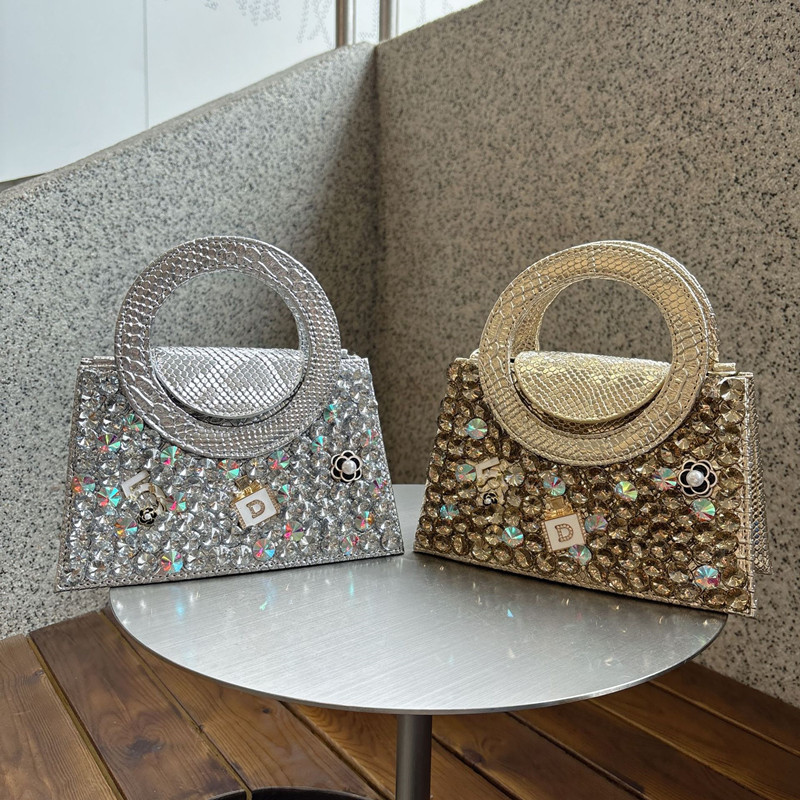 2025 luxo cobra impressão femi - Evening Bag Beaded avaliação e preço