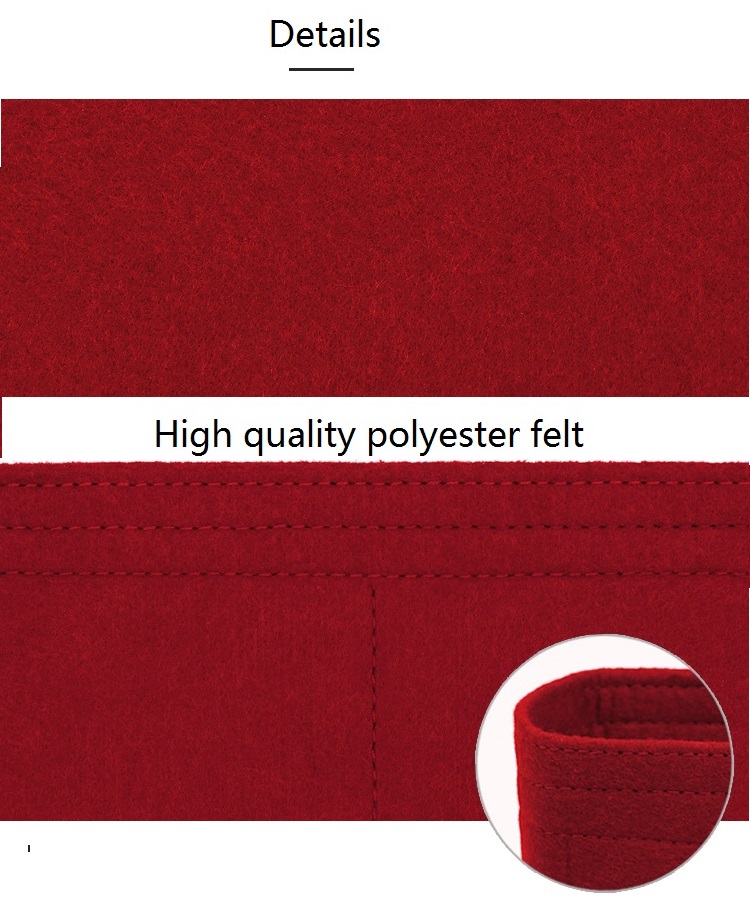 Saco de inserção de feltro org - Women Vanity Bags avaliação e preço