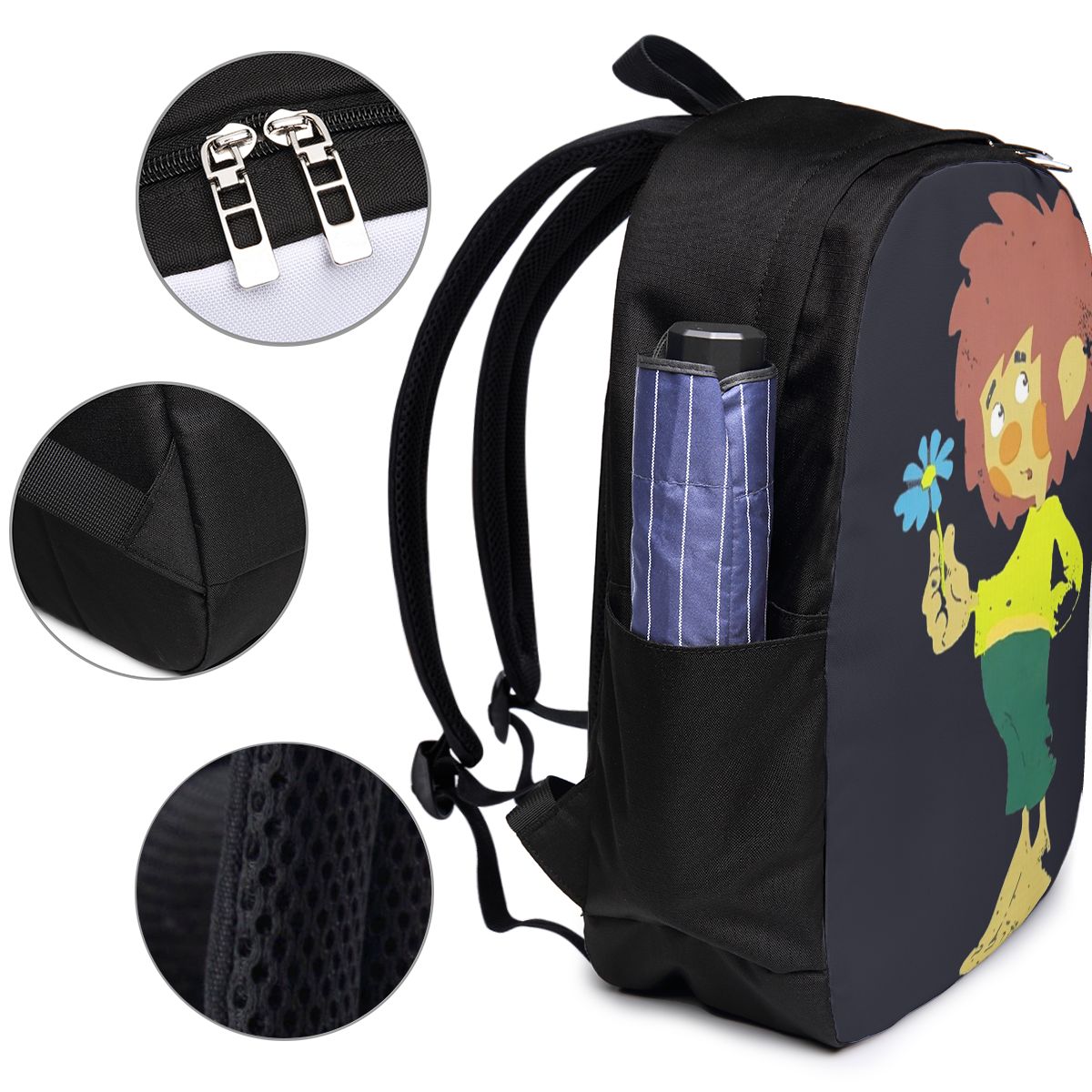 Pumuckl Blume - Figur Mochila  - Women'S Bags Travel avaliação e preço