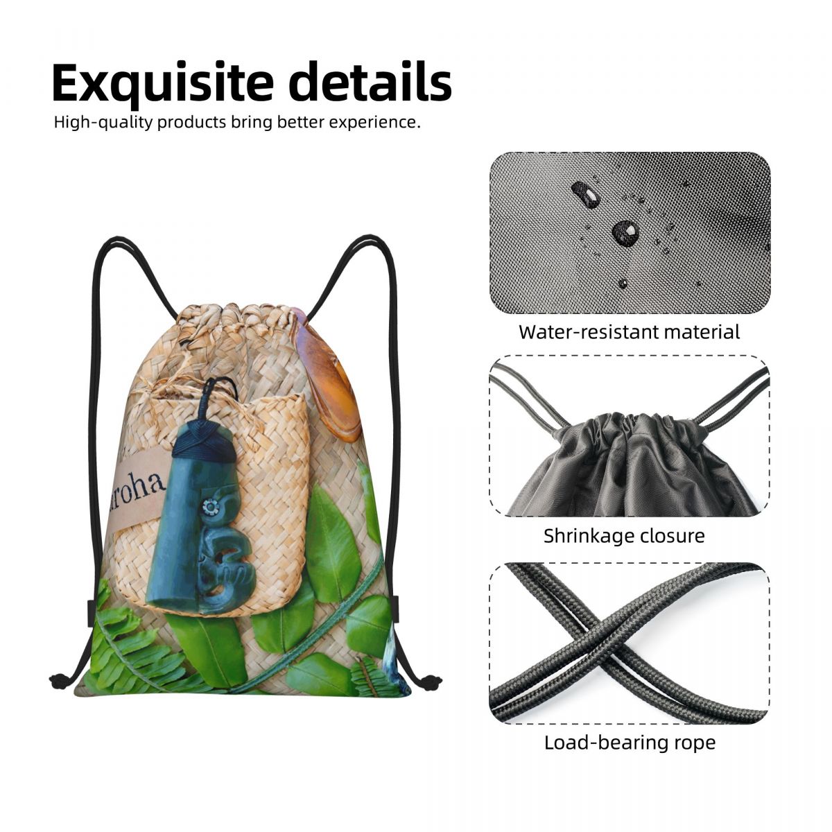 NZ Maoris Tema Sacos de Cordão - Women Bags Nz avaliação e preço