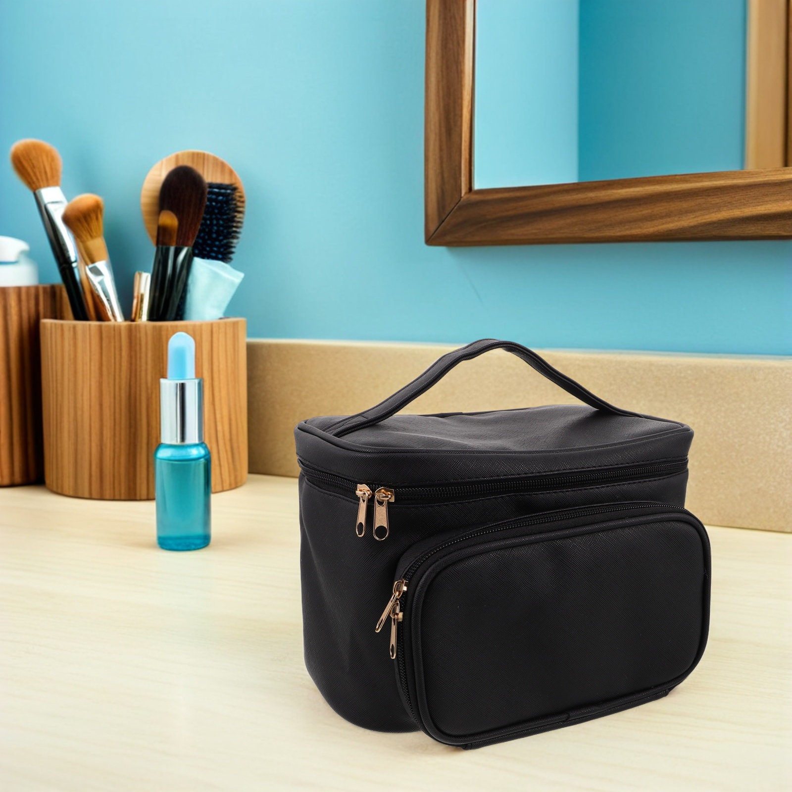 Bolsa de Maquiagem Impermeável - Women Vanity Bags avaliação e preço