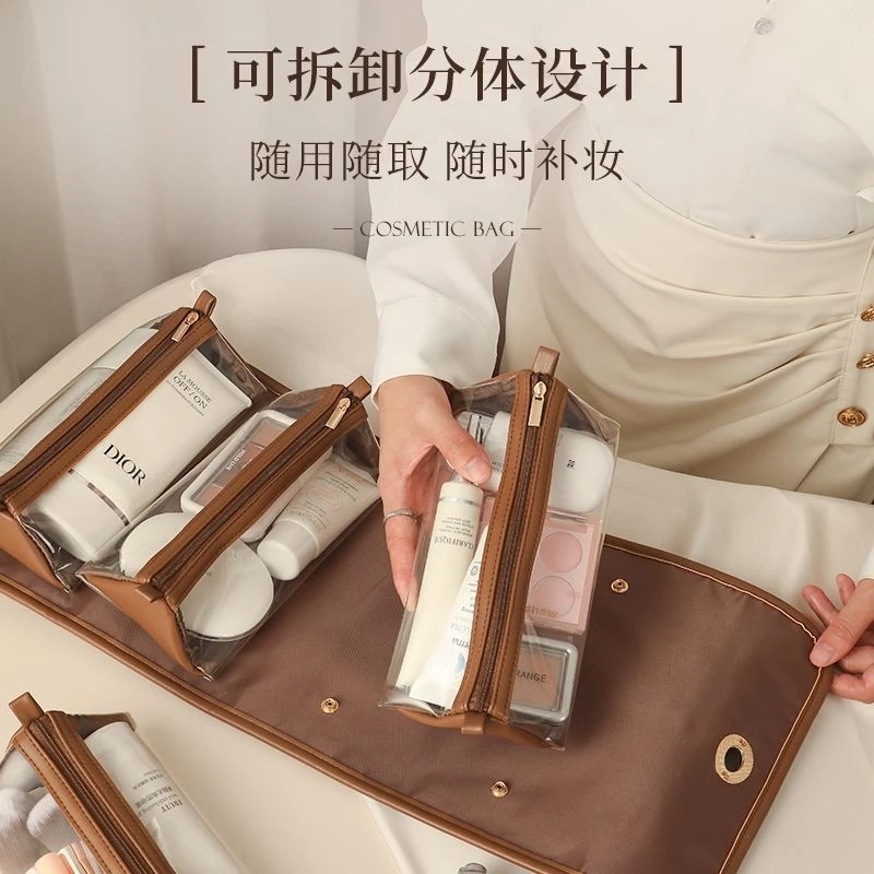 Bolsa de maquiagem 4 em 1, org - Women Vanity Bags avaliação e preço