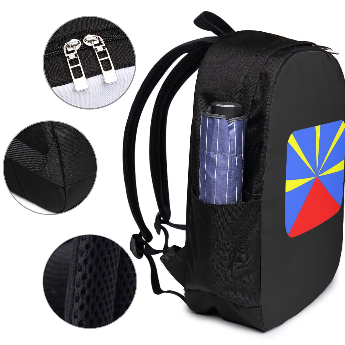 Mochila com bandeira da ilha d - Women'S Bags Travel avaliação e preço