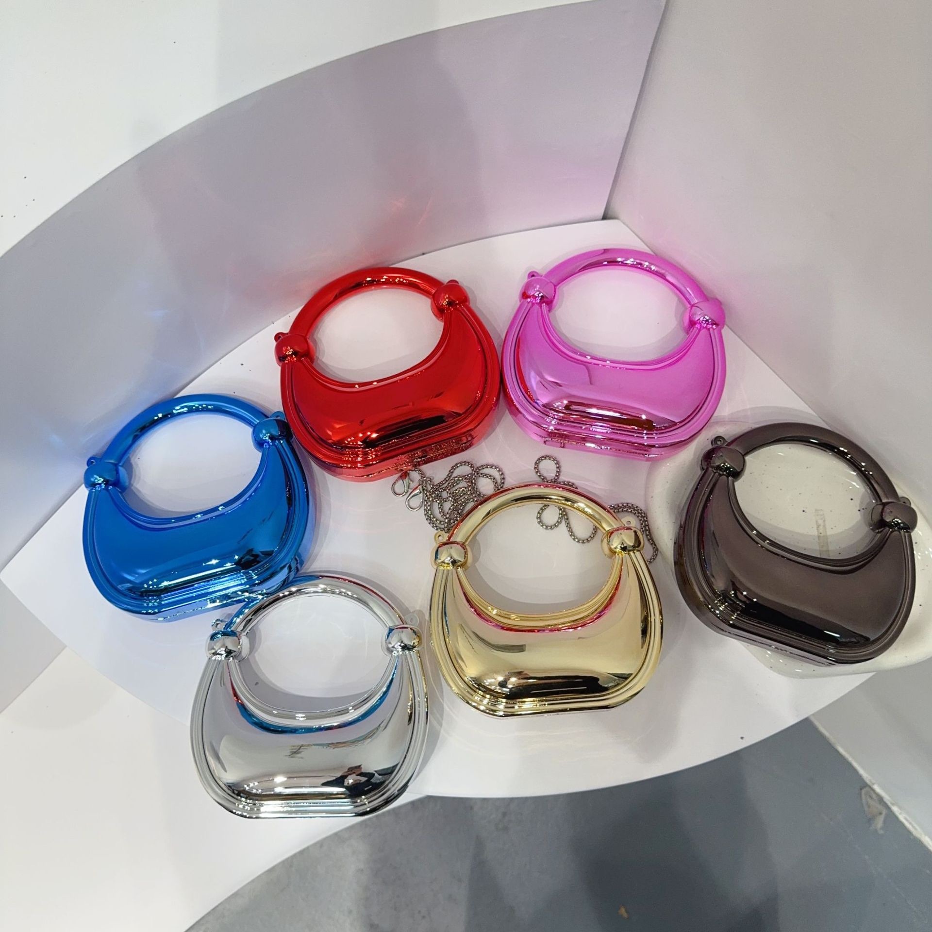 Mini bolsa de noite dourada, b - Clutch Bag Evening avaliação e preço