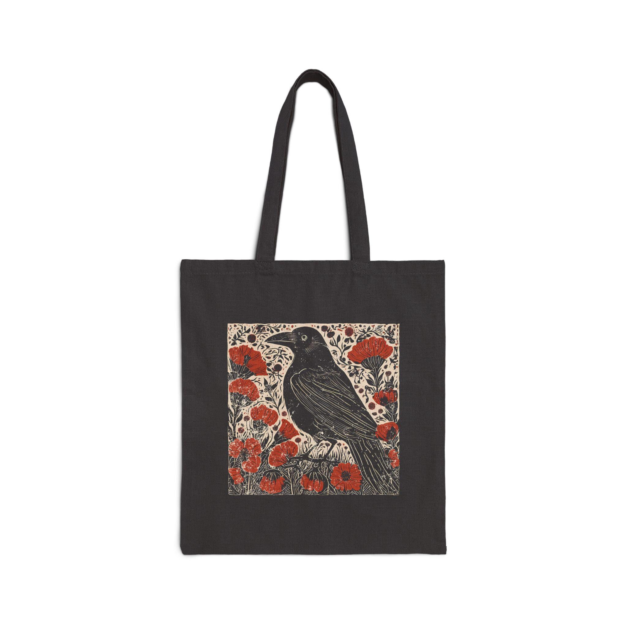 Sacola de Lona Whimsigoth Crow - Women Bags Edgars avaliação e preço