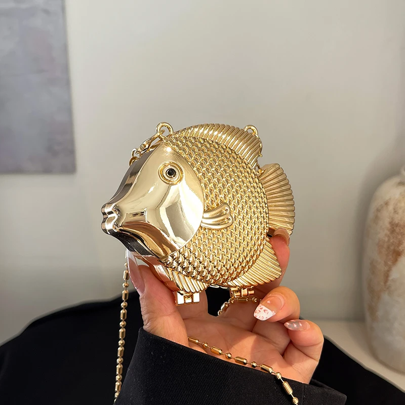 Bonito pequeno peixe forma de  - Clutch Bag Evening avaliação e preço