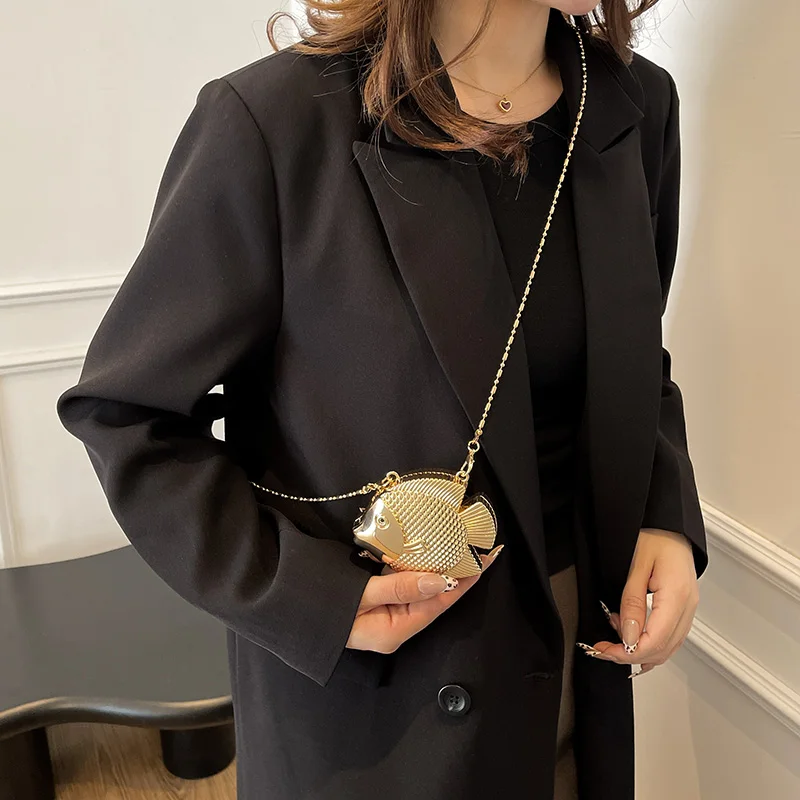 Bonito pequeno peixe forma de  - Clutch Bag Evening avaliação e preço