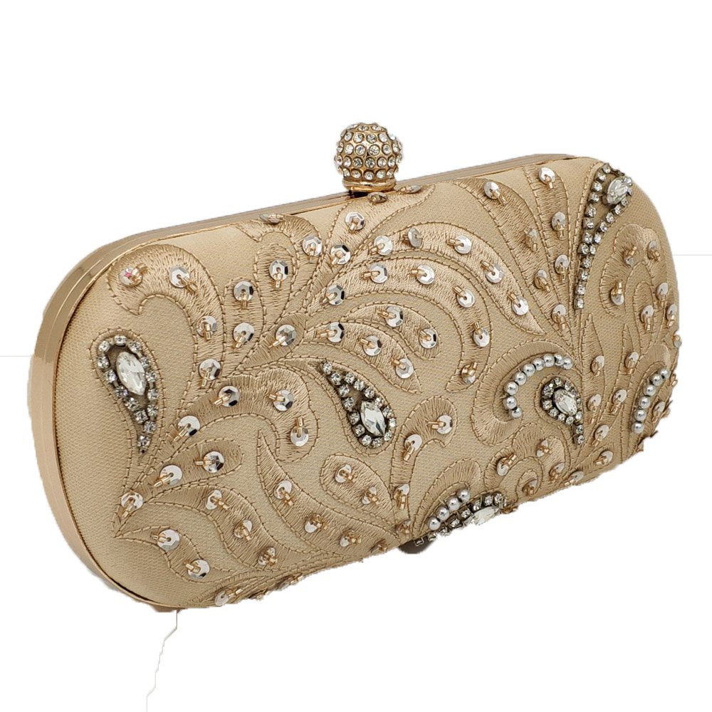 Bolsa de mão com cristais vint - Evening Bag Beaded avaliação e preço