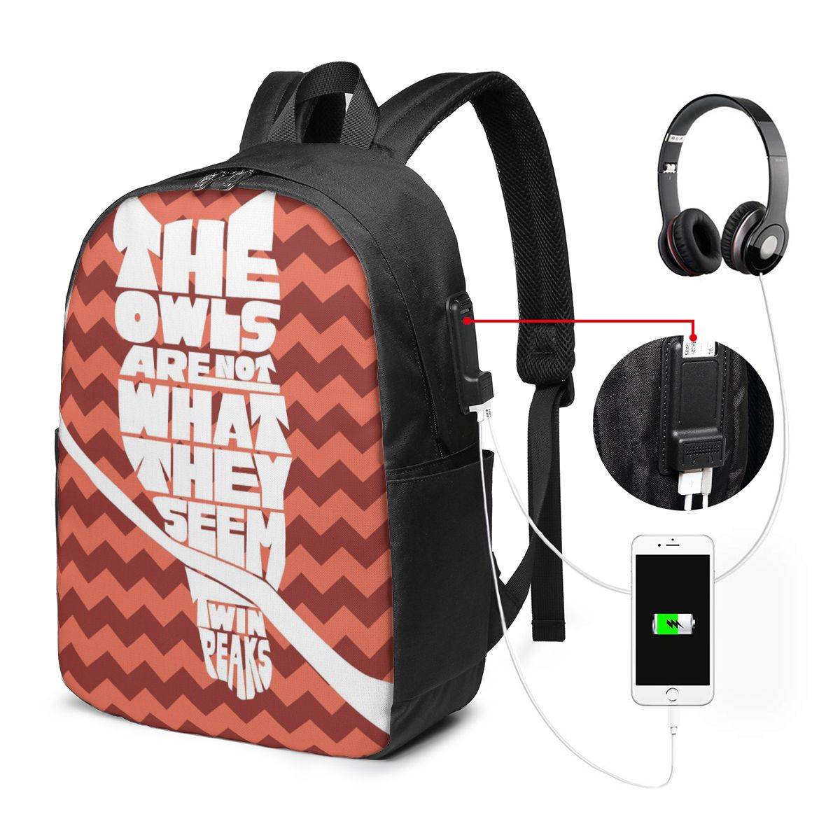 Mochila Twin Peaks Red Room pa - Women'S Bags Travel avaliação e preço