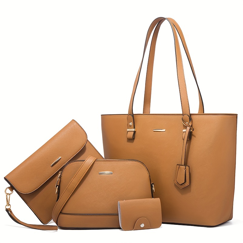 4 pçs moda feminina conjuntos  - Women'S Retro Bags avaliação e preço