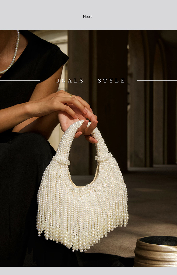 Bolsa de Mão Clutch de Luxo co - Evening Bag Beaded avaliação e preço