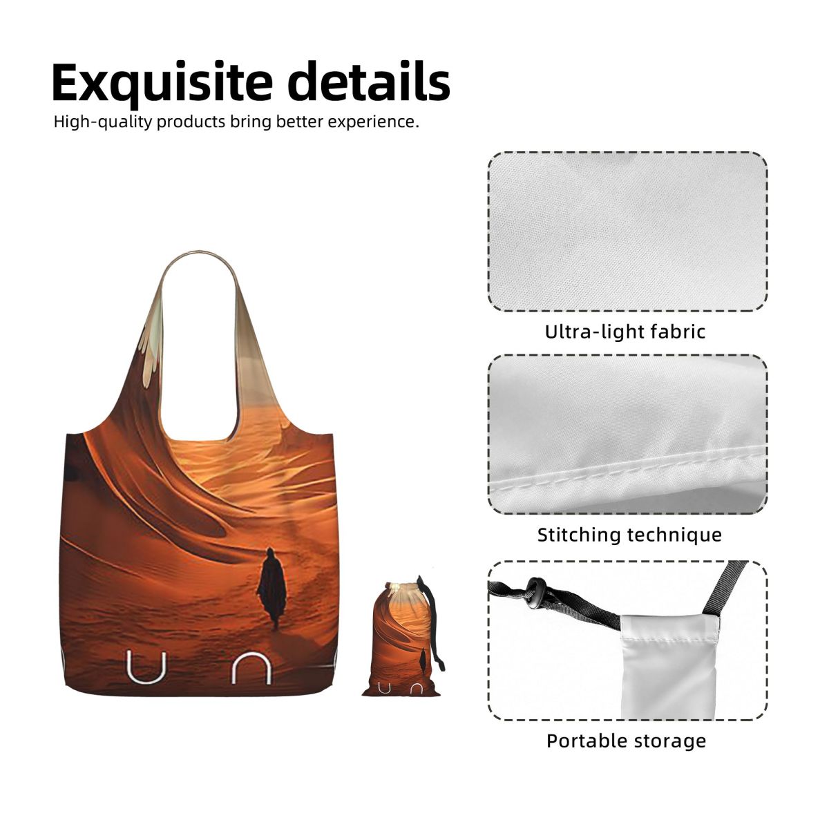 Dune 2020 Fan Art Shopping Tot - Women Bags Dune avaliação e preço