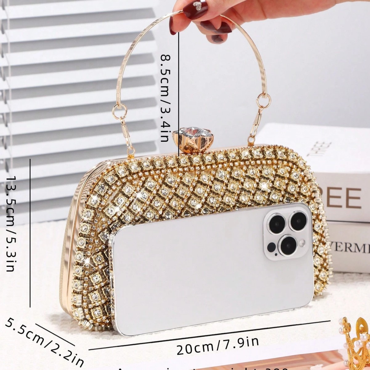 Bolsas de Noite Luxuosas com D - Evening Bag Beaded avaliação e preço