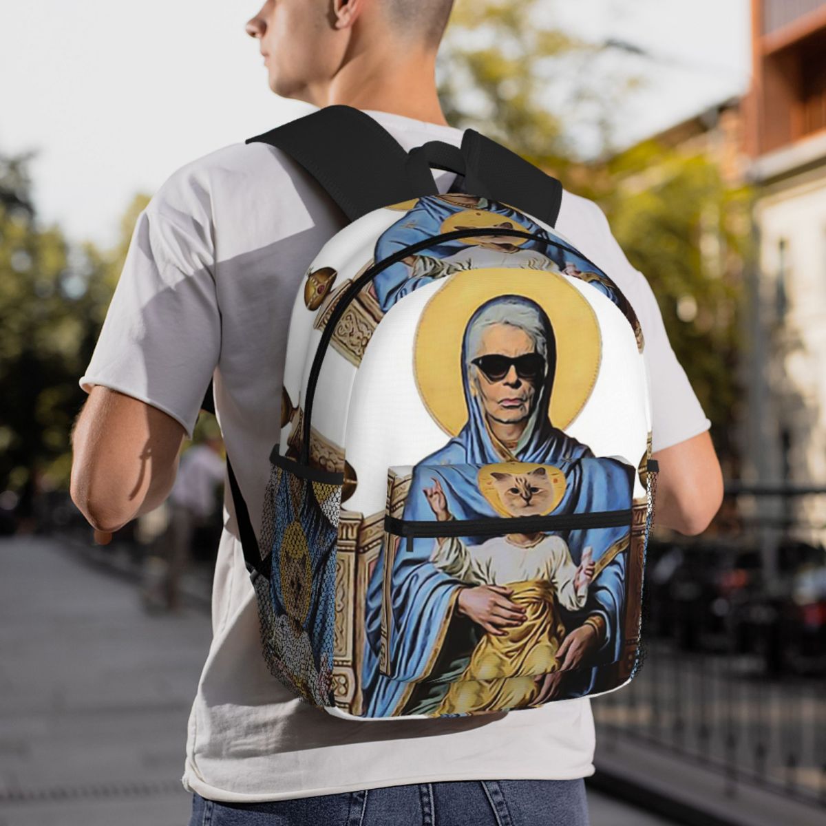 Mochila Karl Who Fashion Print - Women'S Karl Bags avaliação e preço