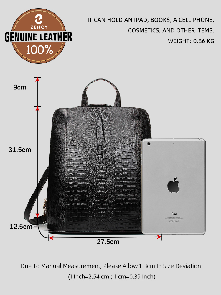 Mochila Feminina Zency de Cour - Women Bags With Laptop Compartment avaliação e preço